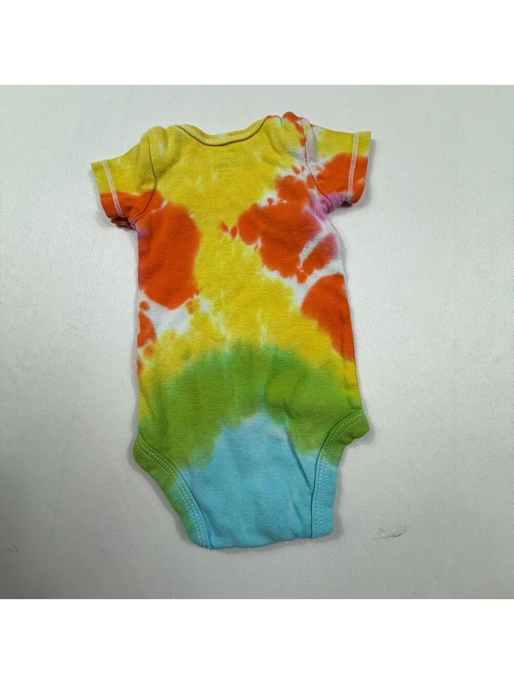 Carter's Newborn Tie-Dye Heart Short Sleeve Bodysuit